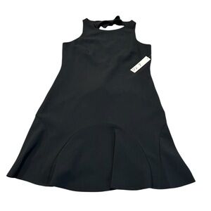ELIZA J black flounce dress nwt